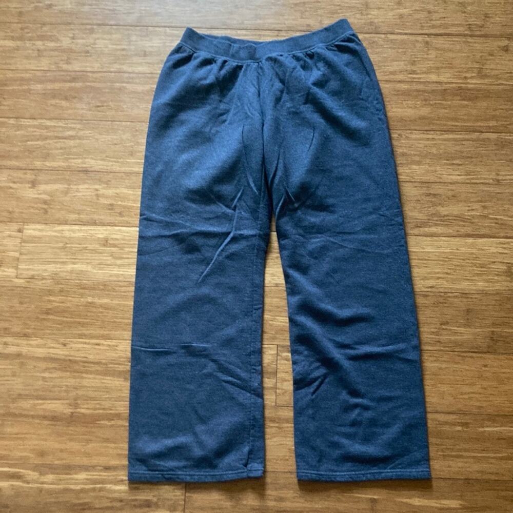 Hanes Dark Grey Sweat Pants, Size Large